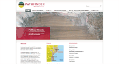 Desktop Screenshot of pathfinderminerals.com